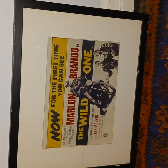 MARLON BRANDO: THE WILD ONE framed poster - Picture 1 of 4